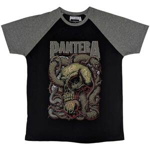 Pantera tričko Serpent Skull Šedá/Čierna L