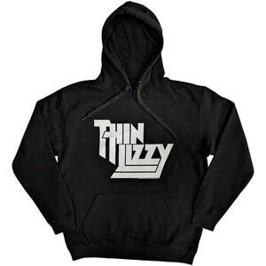 THIN LIZZY mikina Stacked Logo Čierna L