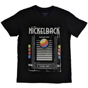 Nickelback tričko Those Days VHS Čierna M