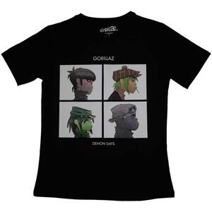 Gorillaz tričko Demon Days Čierna L