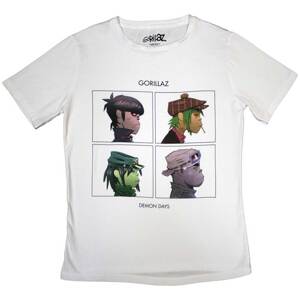 Gorillaz tričko Demon Days Biela L