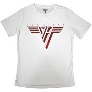 Van Halen tričko Classic Red Logo Biela L