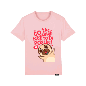 Labka Hore tričko Čo ťa nezabije, to ťa posliní Cotton Pink L