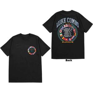 Luke Combs tričko Tour '23 Flag Čierna L