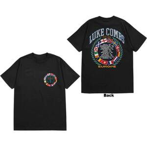 Luke Combs tričko Tour '23 Flag Čierna XXL