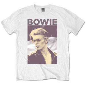 David Bowie tričko Smoking Biela M
