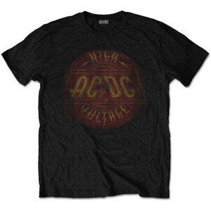 AC/DC tričko High Voltage Vintage Čierna M