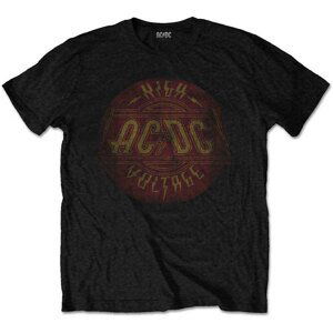 AC/DC tričko High Voltage Vintage Čierna 3XL