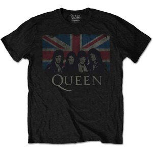 Queen tričko Vintage Union Jack Čierna S