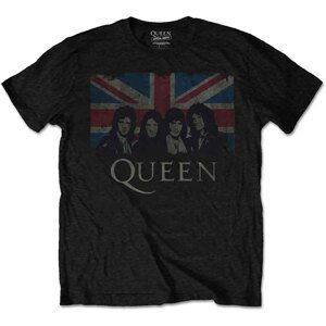 Queen tričko Vintage Union Jack Čierna M