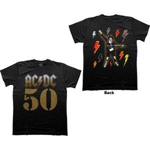 AC/DC tričko Bolt Array Čierna L