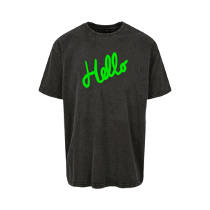 Nerieš tričko Green Hello Premium Tee Čierna S