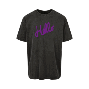 Nerieš tričko Purple Hello Premium Tee Čierna L