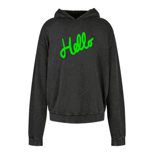 Nerieš mikina Green Hello Premium Hoodie Čierna XS