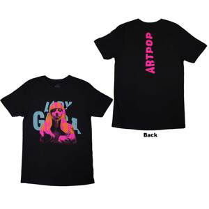 Lady Gaga tričko Artpop Cover Čierna XL