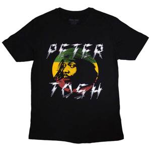 Peter Tosh tričko Lightning Logo Čierna M