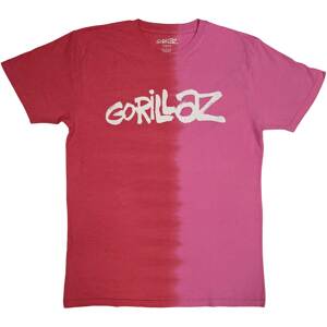 Gorillaz tričko Two-Tone Brush Logo Červená XL