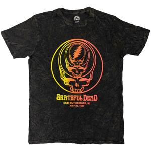 Grateful Dead tričko Concentric Skulls Čierna XL