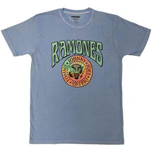 Ramones tričko Crest Psych Modrá M