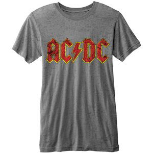 AC/DC tričko Classic Logo Šedá XXL