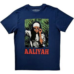 Aaliyah tričko Foliage Modrá XL