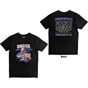 Bruce Springsteen tričko Born In The USA '85 Čierna XL