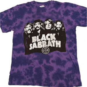 Black Sabbath tričko Band & Logo Fialová 11-12 rokov