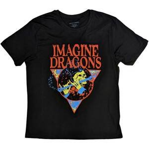 Imagine Dragons tričko Skeleton Flute Čierna XL