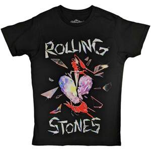 The Rolling Stones tričko Hackney Diamonds Heart Čierna XL