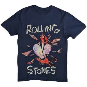 The Rolling Stones tričko Hackney Diamonds Heart Modrá XXL