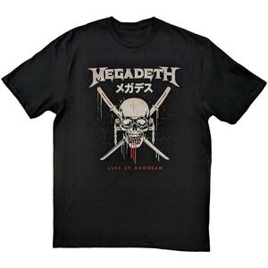 Megadeth tričko Crossed Swords Čierna XXL