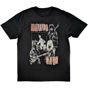 Motley Crue tričko Vintage Punk Collage Čierna L