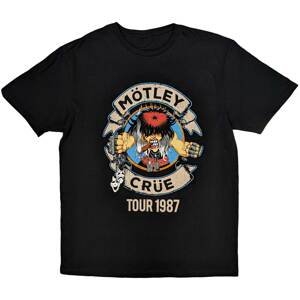 Motley Crue tričko Girls Girls Girls Tour '87 Čierna M
