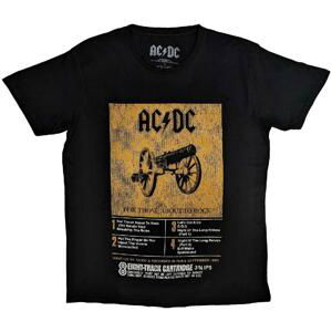 AC/DC tričko 8 Track Čierna XXL