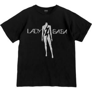 Lady Gaga tričko The Fame Čierna XXL