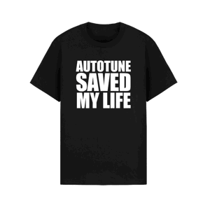 Astralkid22 tričko Autotune Saved My Life T-Shirt Čierna S