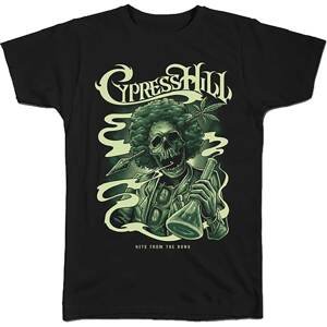 Cypress Hill tričko Skull Bong Čierna M