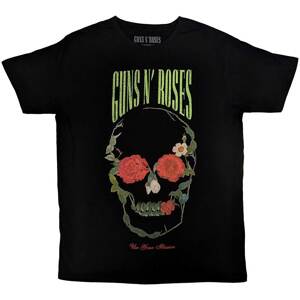 Guns N’ Roses tričko Rose Skull Čierna M