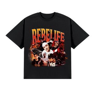 Yaya Rebel tričko Rebelife Čierna S