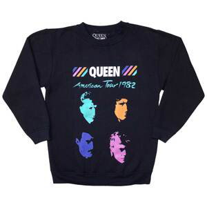 Queen mikina American Tour 1982 Modrá M