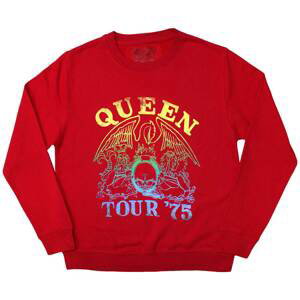 Queen mikina Tour '75 Crest Červená XXL