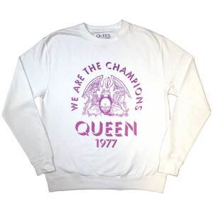 Queen mikina Champions 1977 Biela M