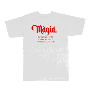 Radikal Chef tričko Mágia Biela 3XL