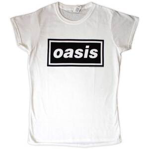 Oasis tričko Decca Logo Biela XXL