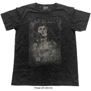 David Bowie tričko Live Čierna M