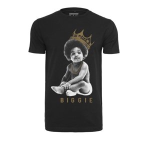 Notorious B.I.G. tričko Biggie Crown Child Tee Čierna S