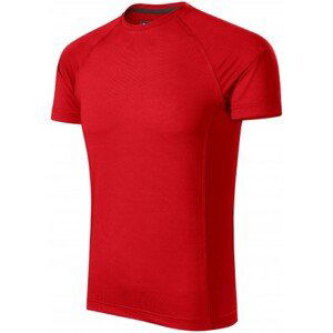 Pánske športové tričko, červená, XL