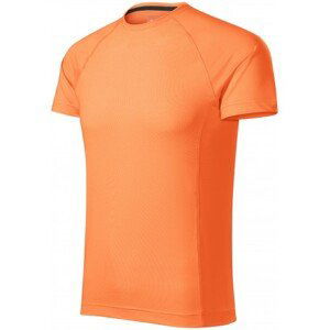 Pánske športové tričko, neónová mandarinková, 3XL