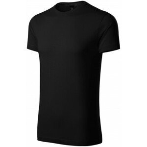 Exkluzívne pánske tričko, čierna, XL