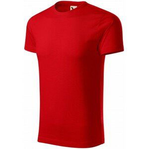Pánske tričko, organická bavlna, červená, XL
